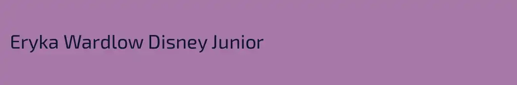 Eryka Wardlow Disney Junior